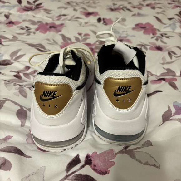 Nike Women's Air Max Sneakers in White, Black, and Gold - Picture 6 of 7